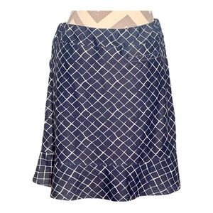 Tribal Skort Navy Blue Flounce